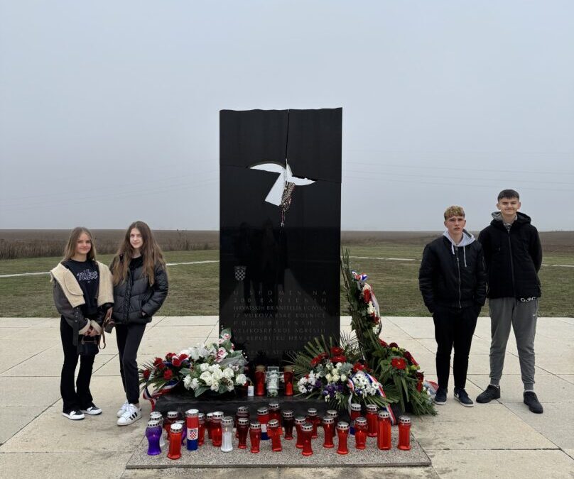 Posjet učenika osmoga razreda Vukovaru