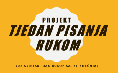 Projekt Tjedan pisanja rukom